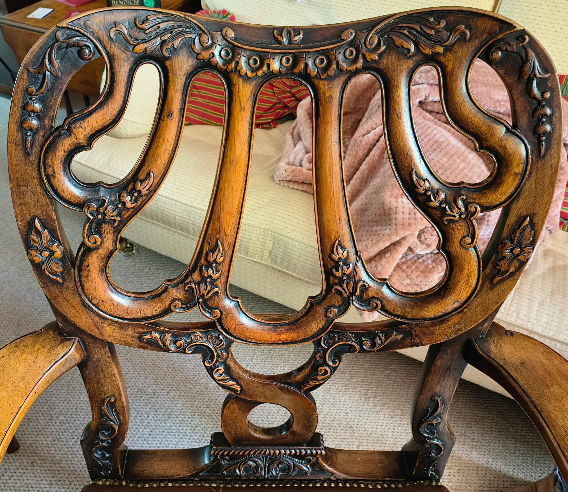 Early 18th century elbow chair after restoration