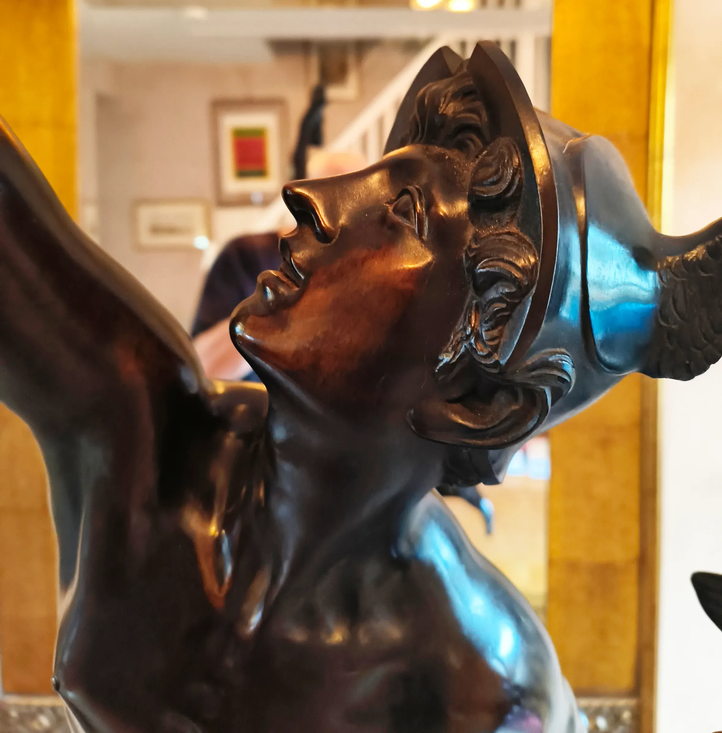 An early 19th century Jean De Bologne Mercury Statue